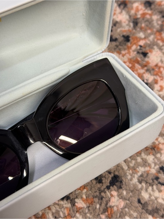 Karen Walker ‘Northern Lights’ Cat-Eye Sunglasses in Black w/ Case main image 7